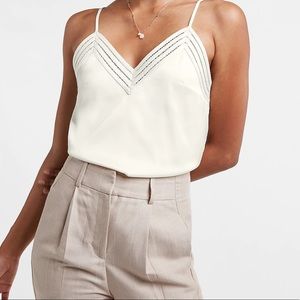 Express Satin Trim Downtown Cami Size M